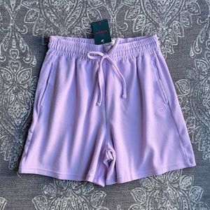 Women's Zen Waffle Short in Lavender Size Small